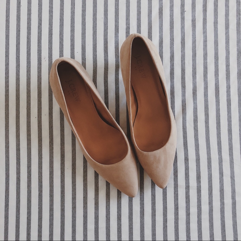 J.CREW heels in suede